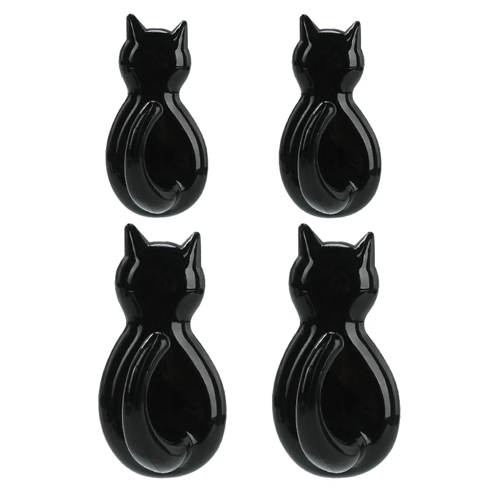 4 шт. крючок для кошачьего хвоста настенные крючки пластиковая сумка ключей в