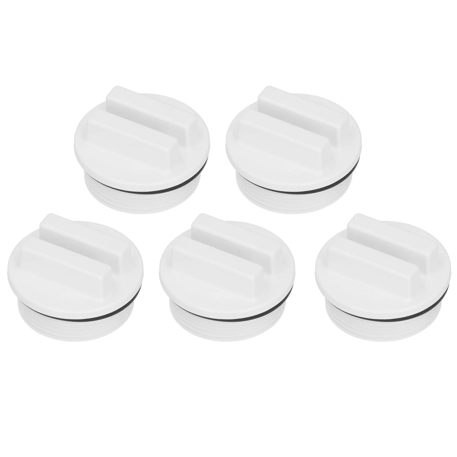 

5PCS 1.5in Threaded Pool Spa Return Line Winterizing Plug Filter Drain Plug with O‑Ring filter filter