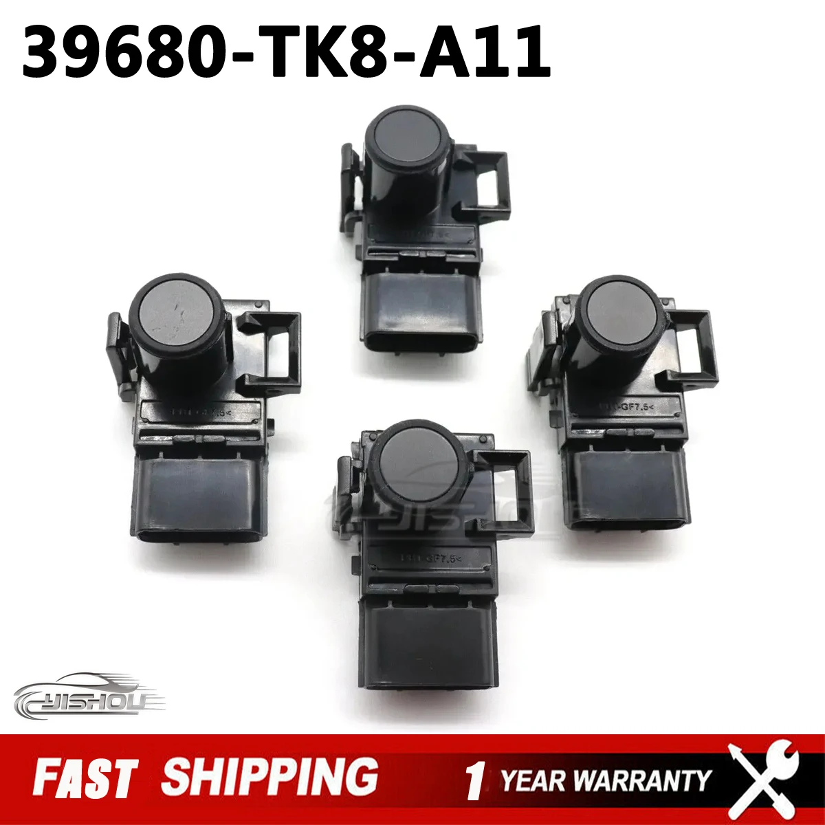 

4 шт. черный 39680-TK8-A11 новый датчик парковки бампера PDC для Honda Odyssey 2011-2013 годов для Honda Pilot 39680TK8A11 2012-2013 гг.
