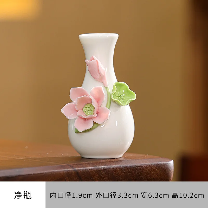 Керамическая ручная миниатюрная ваза для цветов, креативная фарфоровая ваза ручной работы для свежего потока, аксессуары для украшения сада своими руками билл хилтон мебель из дерева своими руками лучшие проекты для двора и сада
