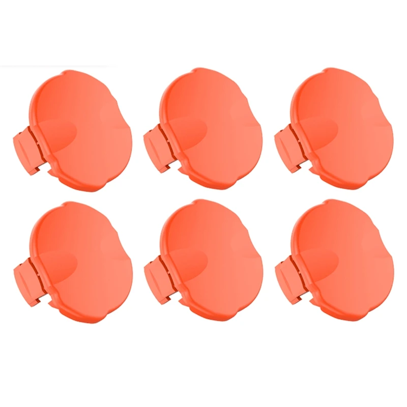 

6Pcs FLY060 Trimmer Spool Cover Cap Strimmer Spool Cover Cap,Twin Line Cutting Replacement Head Cover Cap For 700 600Hd