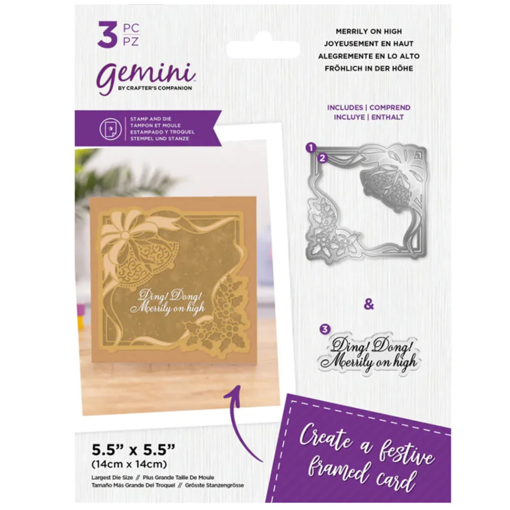 

New Christmas Merrily on High Clear Stamps and Metal Cutting Dies for Diy Craft Making Greeting Card Scrapbooking Decoration