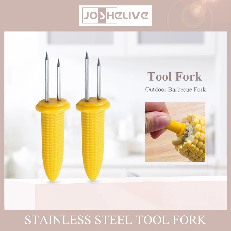 

Universal Corn Forks Stainless Steel Camping Supplies Outdoor Barbecue Tools Kitchens Accessories Bbq Barbecue Fork