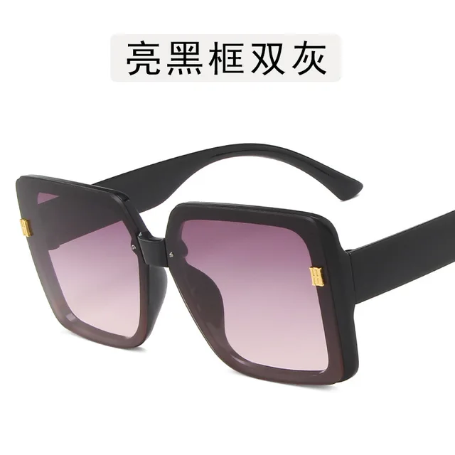 2022 New Fashion Sunglasses Women Brand Designer Retro Rectangle Sun Glasses Female Ins Popular Colorful Vintage Square Eyewear 2