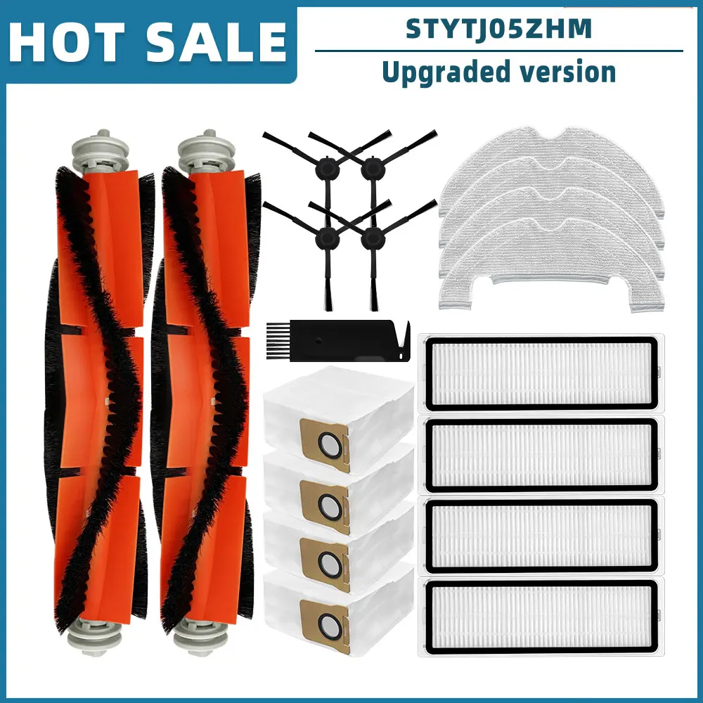 

Подходит для Xiaomi Mi Robot Vacuum Mop 2 Ultra STYTJ05ZHM Запасные части Главная боковая щетка Фильтр Гепа Моп Ткань Раг Пылевой пакет Аксессуары