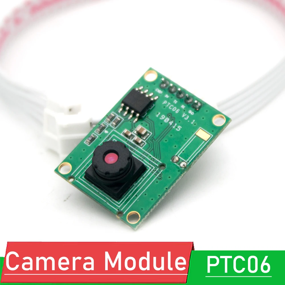 

DYKB PTC06 Micro серийная камера Module CMOS 2,5-дюймовый монитор TTL/UART интерфейс для AVR STM32 видео управление картинкой TX RX VCO706