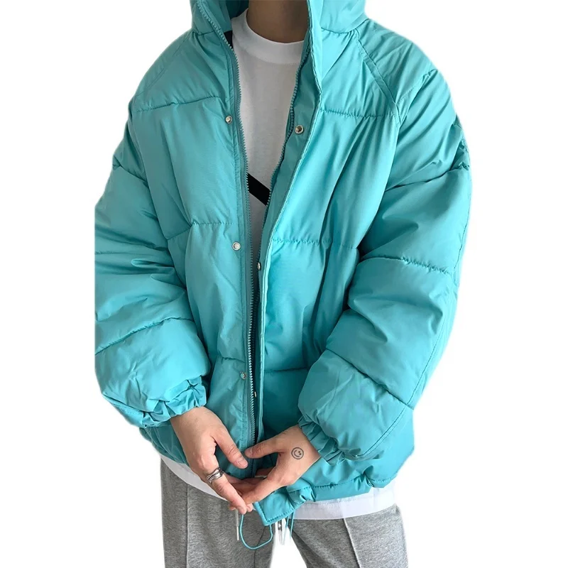 2022 Winter Jacket Men Warm Fashion 5 Colors Casual Thickened Down Jacket Men Korean Loose Short Coat Mens Parker Clothes S-2XL