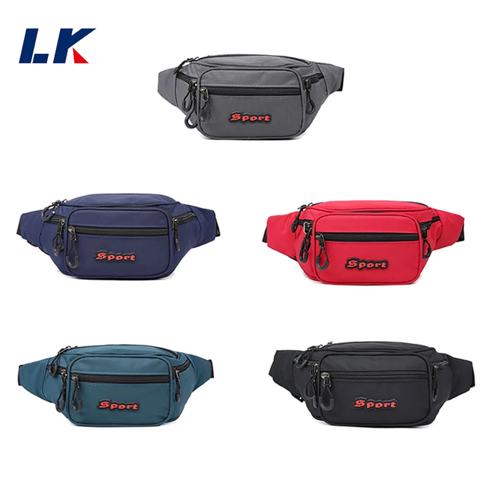 

Waist Bag Waterproof Casual Fanny Pack Women Men Bum Hip Bag Unisex Travel Crossbody Chest Bag Shoulder Bag Phone Purse Belt Bag