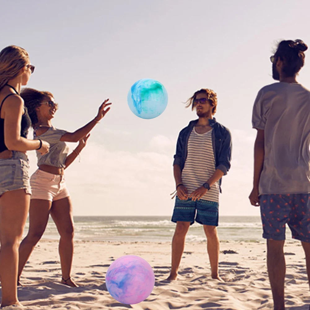 Надувные Пляжные Мячи С Мраморным Принтом 3 Шт. Красочные 30 См Водные Шары Из ПВХ