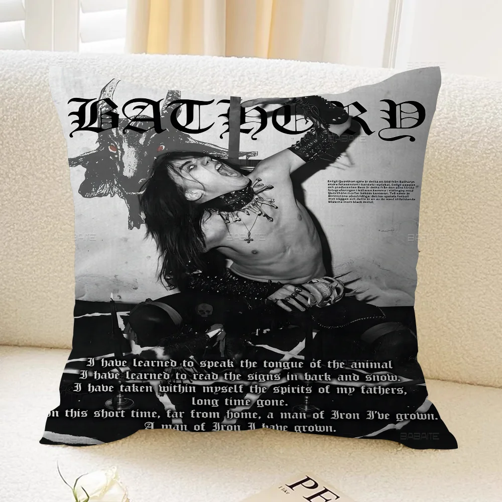 Bathory Quorthon ретро хэви-метал музыкальная группа певица 45*45 см наволочка Декор дом