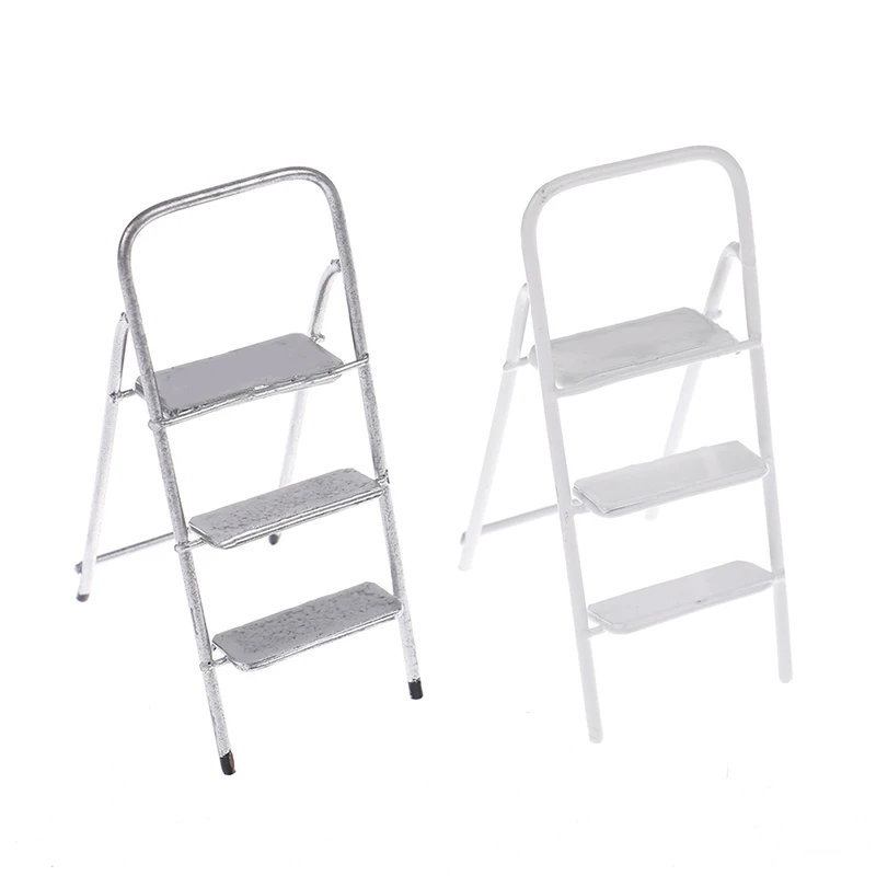 

1:12 Dollhouse Miniature Metal Ladder Furniture Safety Escalator Shelf Doll Decor Toy