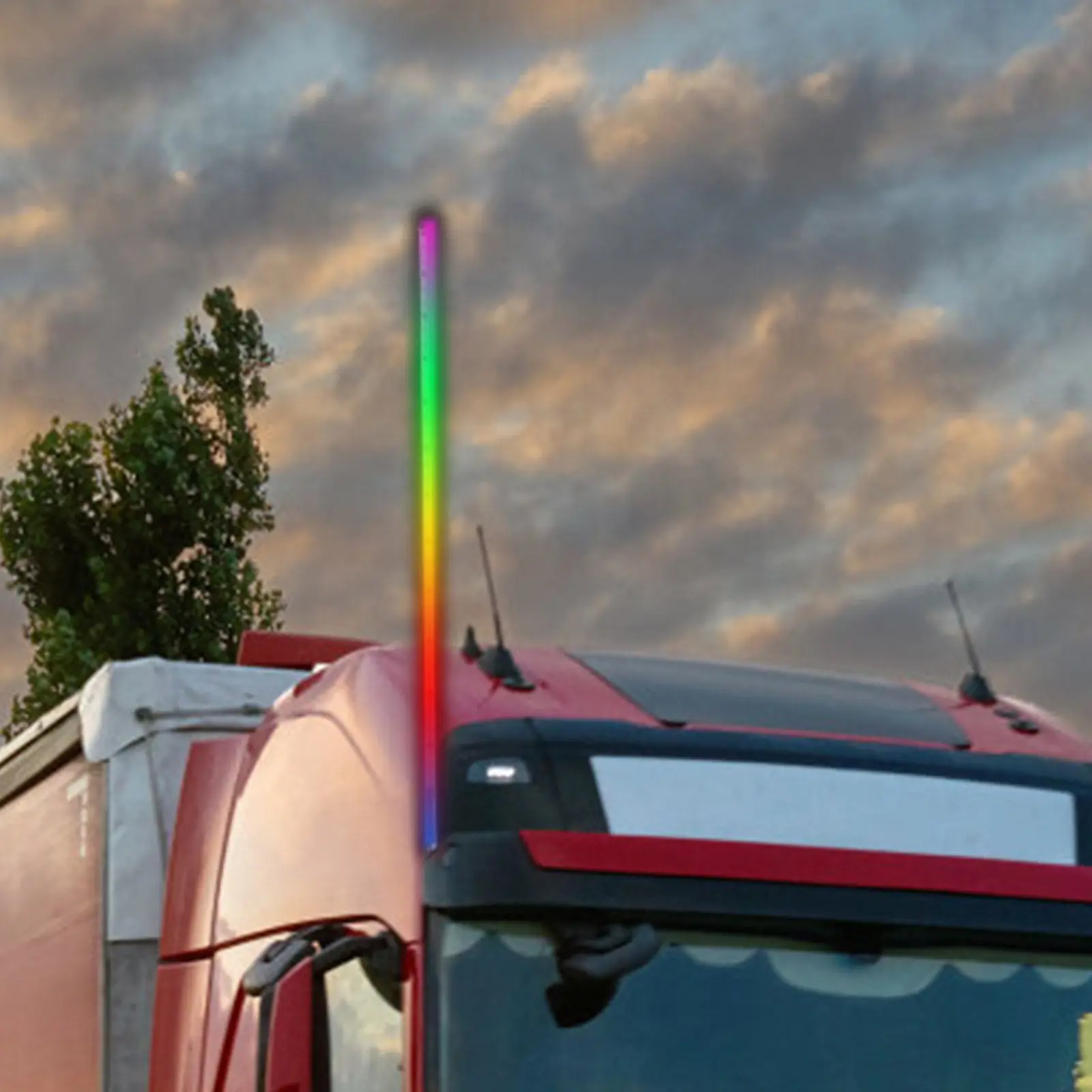 Светодиодная антенная лента 12В, водонепроницаемая, мигающая, для автомобиля, мотоцикла, грузовика, UTV, внедорожника, автомобильные аксессуары, сигнальная лампа (art.: 3920dbd5a4fd2) - 3920dbd5a4fd2