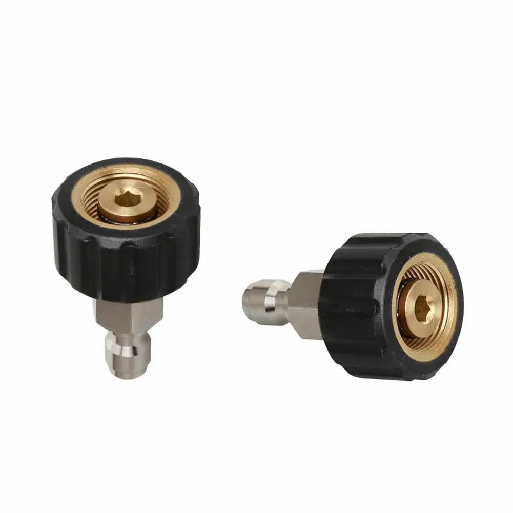 

Water Gun Parts Car Washer Stainless Steel As Picture Shows Brass High Pressure M22-14MM Hose And Pump Connection