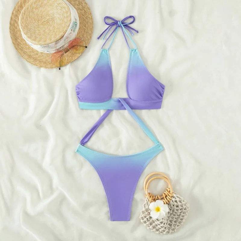 

Оранжевый женский сексуальный сплошной купальник с вырезами, боди, пляжный купальный костюм с открытой спиной, стринги, купальник 2023