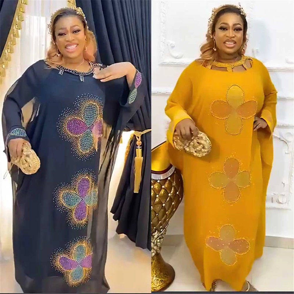 

2 Piece Sets African Dresses For Women New Style Classic Dashiki Fashion Loose Long Dress Africa Clothes Muslim Fashion Abaya