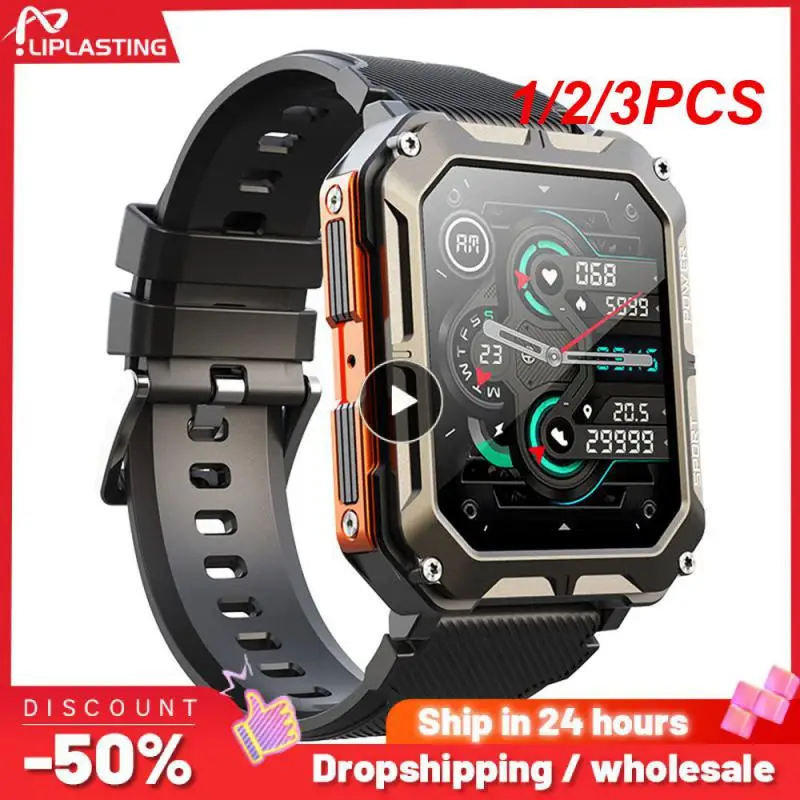 

1/2/3 шт., мужские Смарт-часы с пульсометром и тонометром