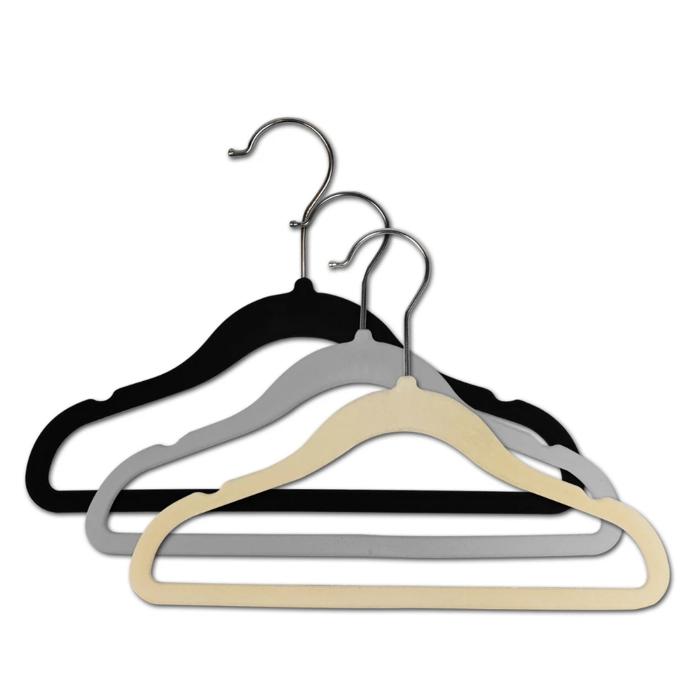 Вешалка бархатная для одежды и пальто 10 шт.