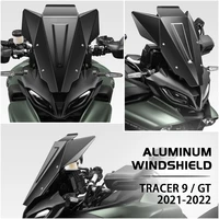 motorcycle accessories windscreen aluminum windshield wind shield deflector fit for yamaha tracer 9 gt tracer9 2021