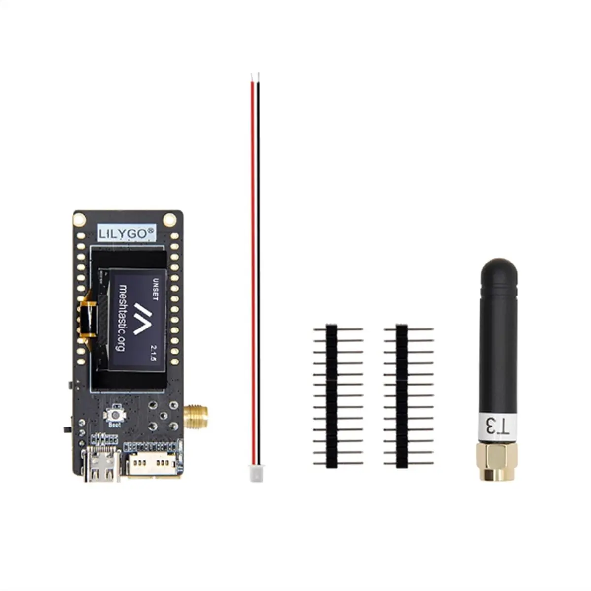 Фото AAAE T3S3-LR1121/2.4G V1.2 - LoRa2.4G SX1280 с модулем OLED-дисплеем 0.96 дюйма для разработки приборов №2