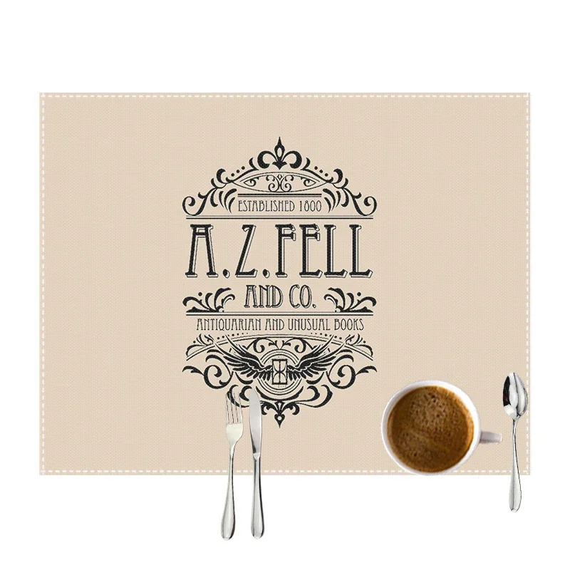 Коврики для стола с неошиваемым принтом Хорошие знамения льняная подставка