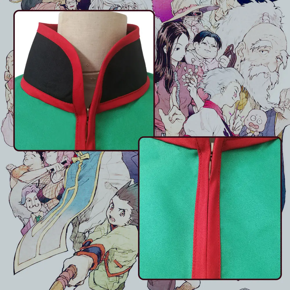 Костюм для косплея из аниме Hunter x Gon Freecss зеленый костюм Хэллоуина рождественской