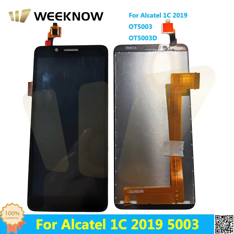 

AAA+ Quality For Alcatel 1C 2019 OT 5003 LCD Display +Touch Screen Assembly Replacement Digitizer For Alcatel 5003D LCD Screen