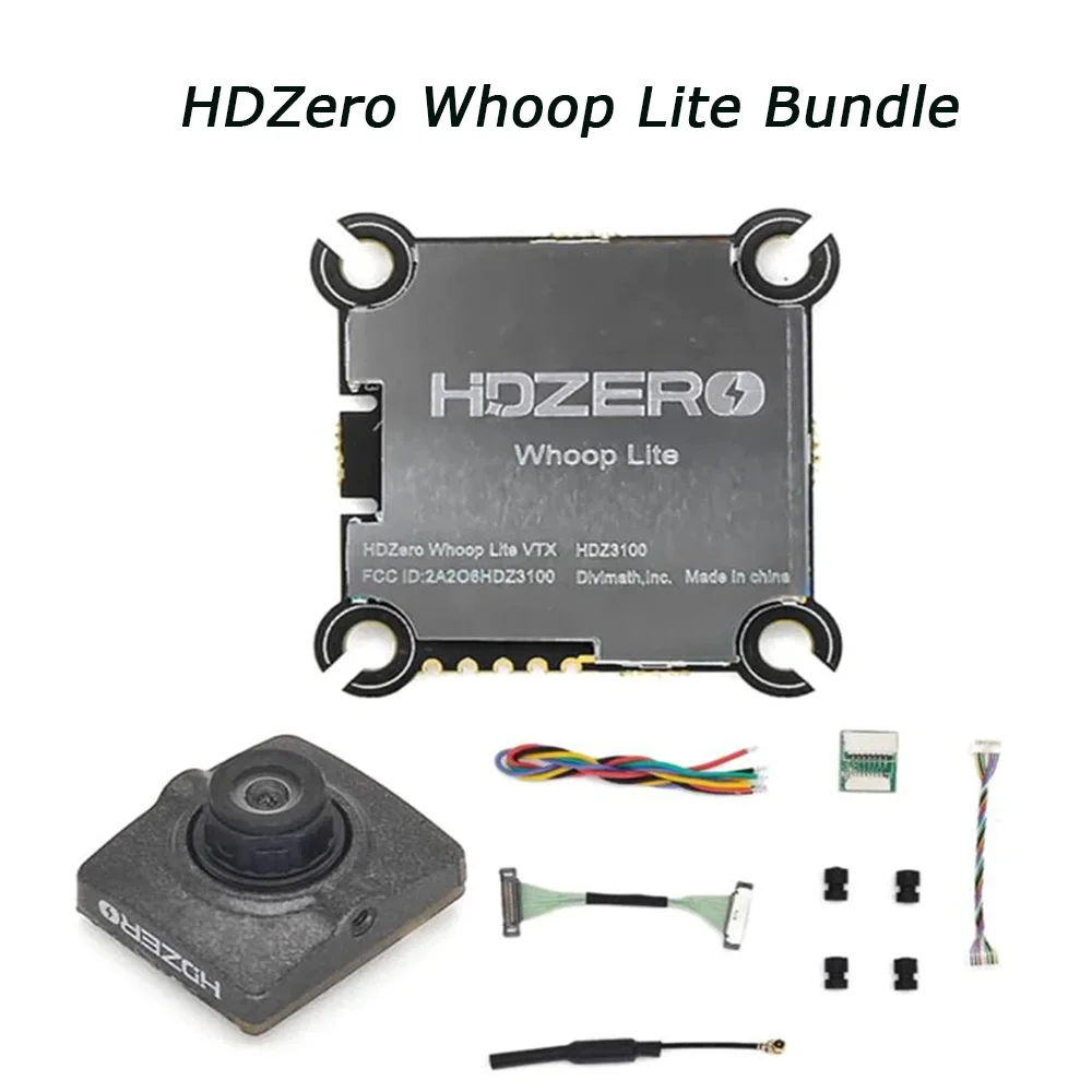 

HDZero Whoop Lite Bundle Nano Lite Camera and VTX Dipole Antenna Hardware Set CMOS Module for RC Multirotor FPV Racing Drone