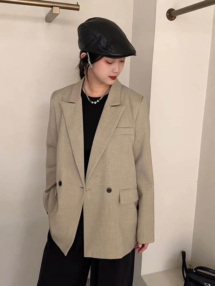 [EWQ] Минималистичная женская одежда офисный женский пиджак с длинными рукавами