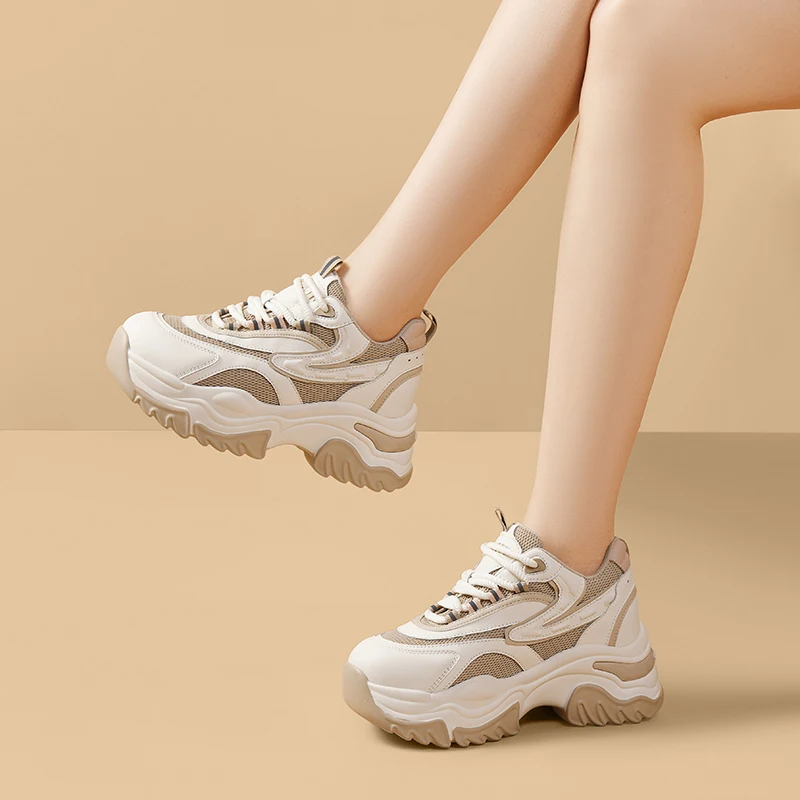 AUTUSPIN 6 5 см женские кроссовки на массивной платформе летняя уличная удобная