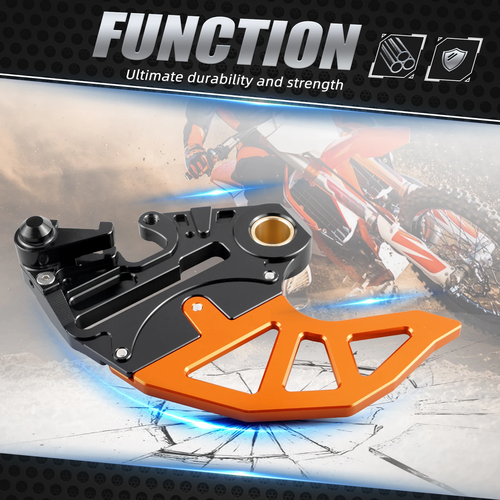 Для KTM EXC 300 2023 NICECNC защита заднего тормозного диска Protector EXC-F XCW XCF-W 125 200 250 350 400 450 500