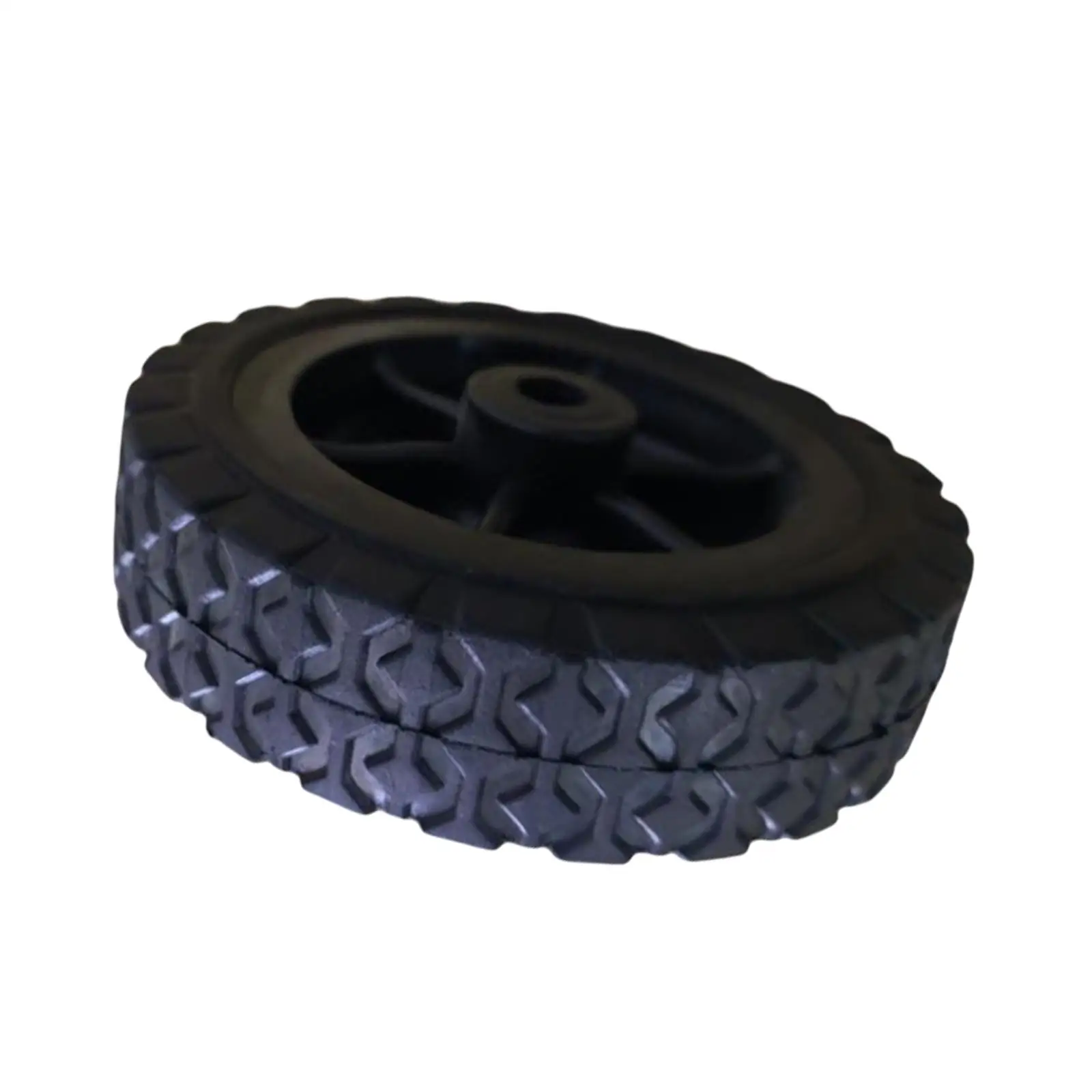 Heavy Duty Folding Wagon Wheel 4inch Tire Solid Replacement 