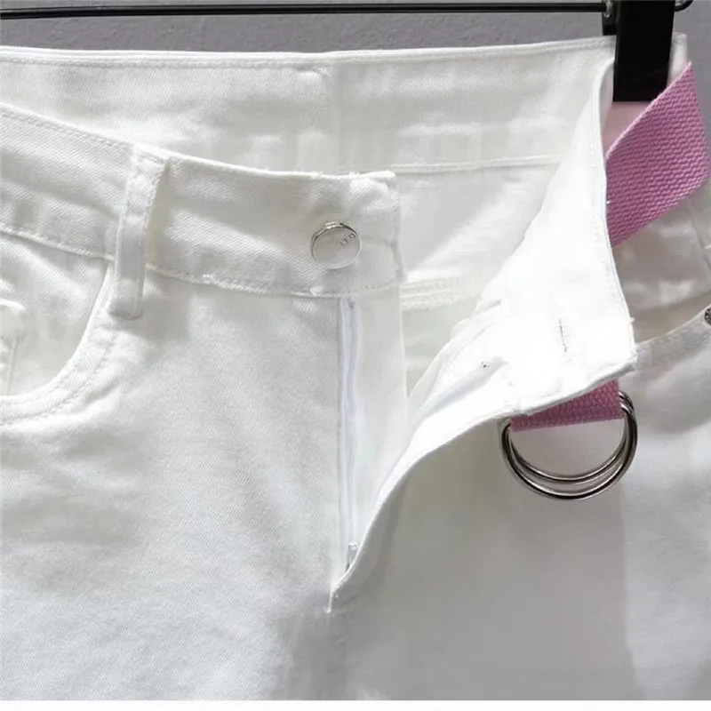 Женские джинсы-шаровары с высокой талией черные повседневные хлопковые брюки до