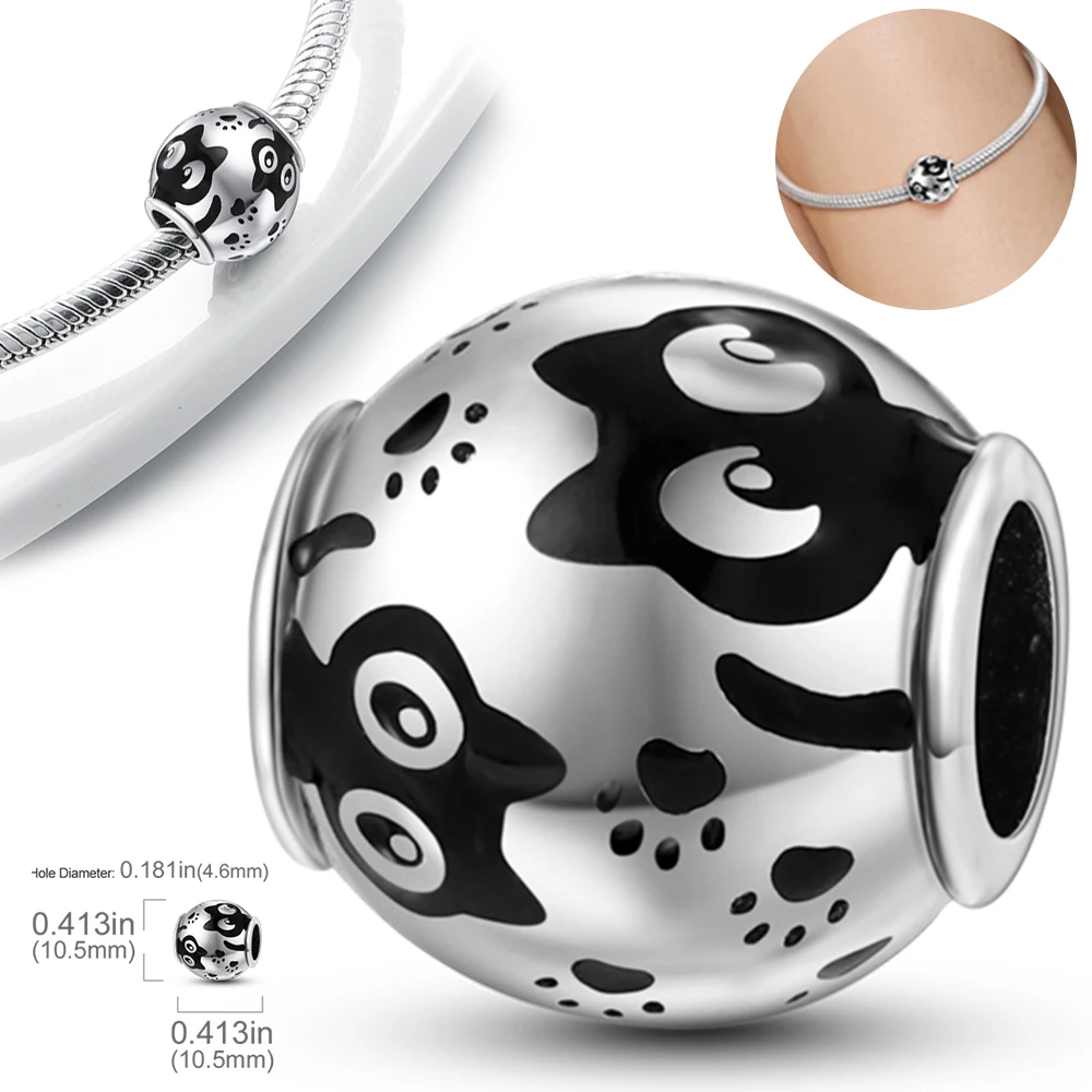 

Подвеска в виде кота, кролика из серебра 925 пробы