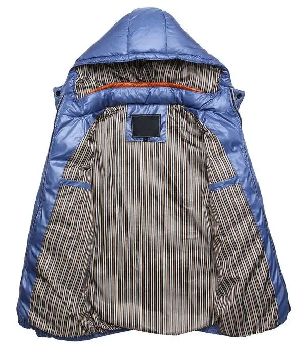 Hooded Cotton Jacket Youth Men's Light Cotton Padded Warm Thick Parkas Men Outwear Winter Coat  Brand Jacket More Styles