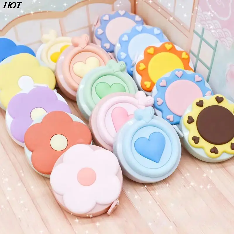 

Mini Tape Measure Portable Small Tape Measuring Bust Hip Waist Soft Leather Ruler Portable Retractable Round Tape Measure