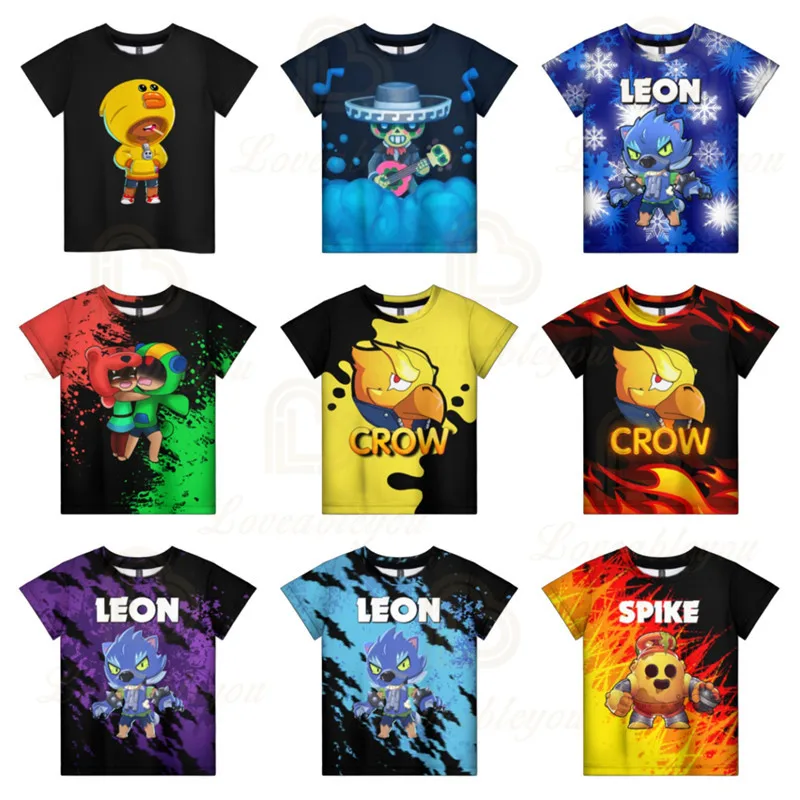 

t Shirts VOID GENE and Star, Browings Tees Kids Leon Child's Wear 3d Swearshirt Boys Girls Tops T-shirt Baby Clothes