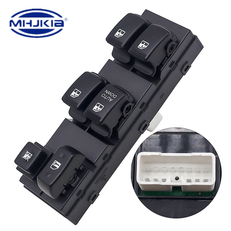 

For Hyundai Tucson 2005-2013 Power Window Switch 93570-2E200 LHD Electric Power Master Window Lifter Switch Button 14 PINS