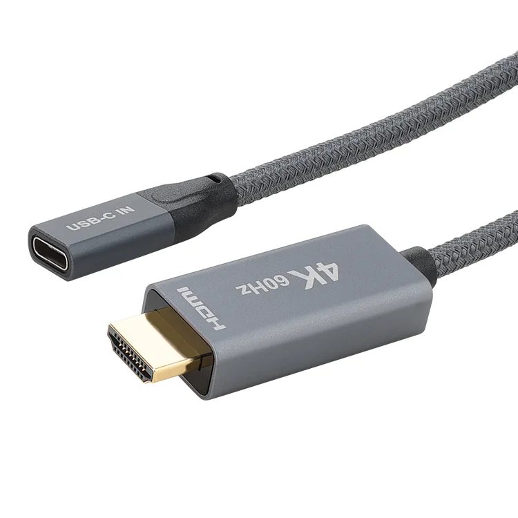 Премиум HDMI штекер на USB-C Тип C гнездо адаптер USB тип 3.1 вход выход конвертер 4K 60 Гц