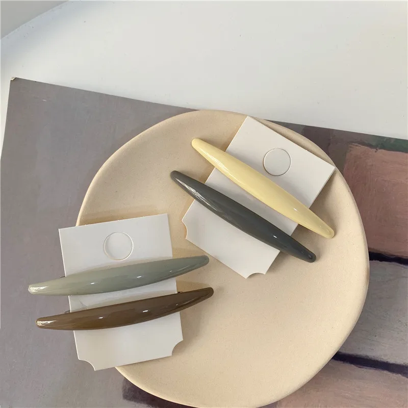 

Темпераментный Morandi Цвет Капельное масло одно слово зажим пружинный зажим модный и элегантный фотоэлемент корейский новый стиль