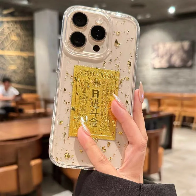 SEIRASSIM мягкий чехол для телефона с китайскими словами богатый iphone 16 pro max 15 plus 14 13 11