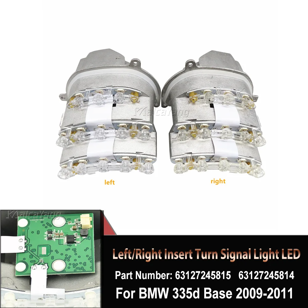 

Left & Right For BMW 3 Series E90 E91 328i Auto Parts Insert Turn Signal Light Blinker LED LCI 63127245813 63127245813 7245813