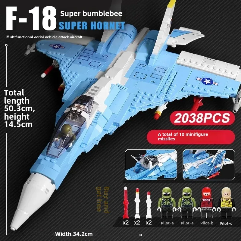 2023 новая модель J20 боевой самолет строительные блоки обучающая игрушка высокой