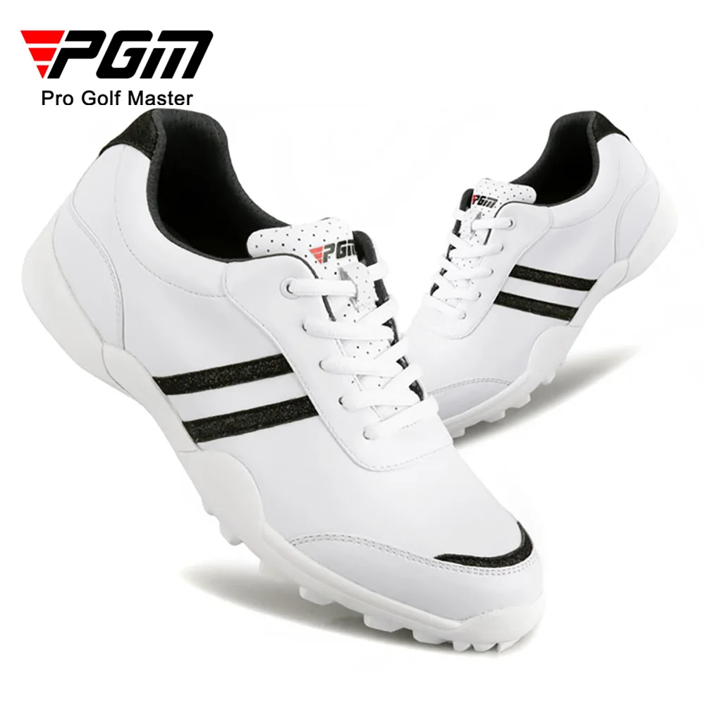 New PGM Women Golf Shoes Anti-slip Breathable Golf Sneakers Ladies Super Fiber Waterproof Shoes Outdoor Sports Leisure Trainers