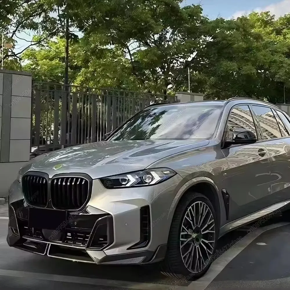 

Передний бампер автомобиля, спойлер, разделитель губ, диффузор, обвесы для BMW X5 G05 M-Sport LCI 30d 40i 40d 50e M60i 2023-2024, черный тюнинг