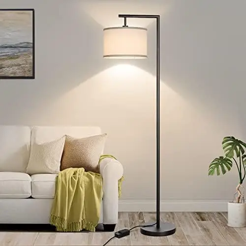 

Floor Lamp, Montage Silver Floor Lamp Fully Dimmable Standing Accent Lamp Tall Pole Light with Adjustable , LED Reading Standing