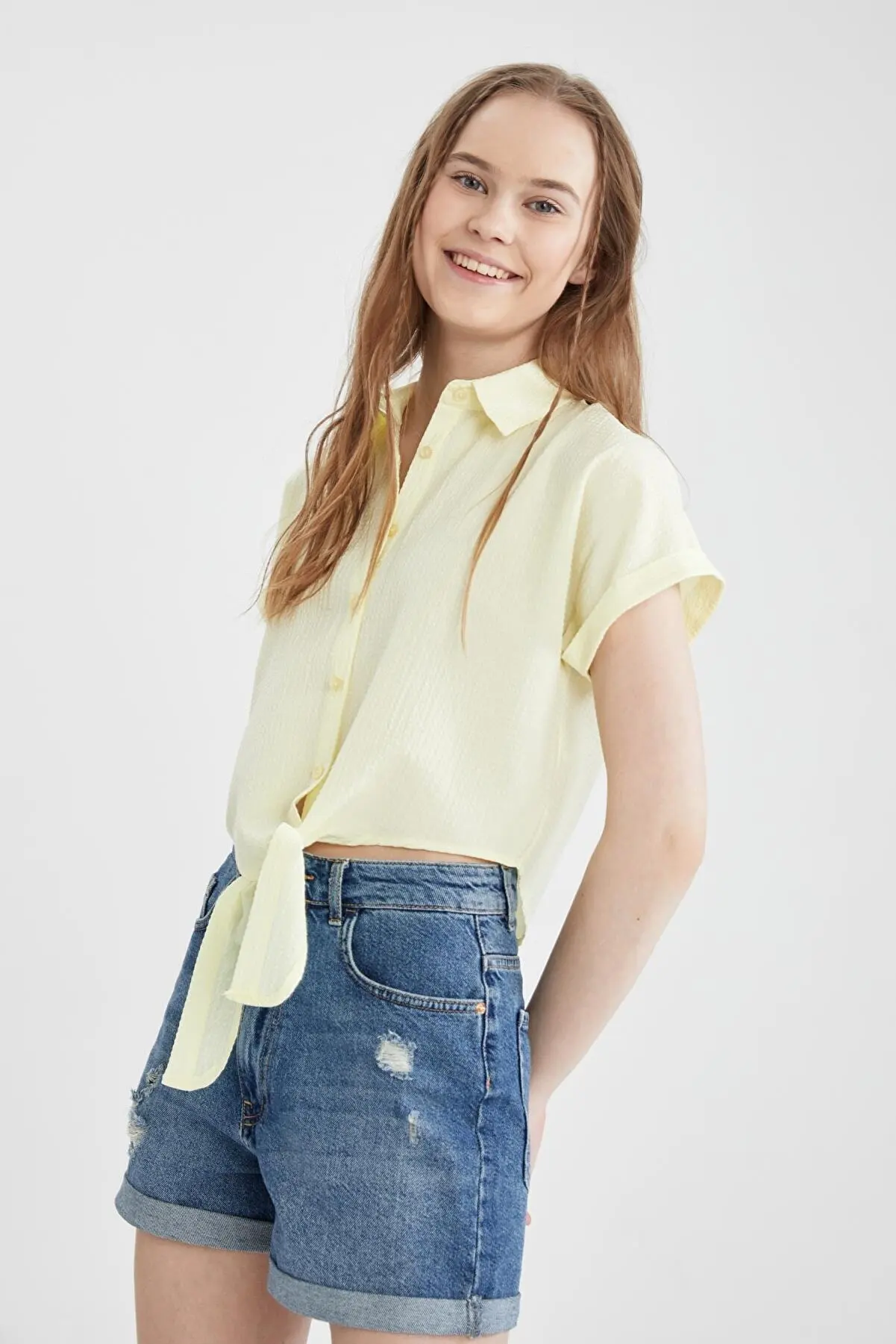 

Базовая рубашка Tinden с коротким рукавом, летние женские рубашки, модные женские блузки 98810386