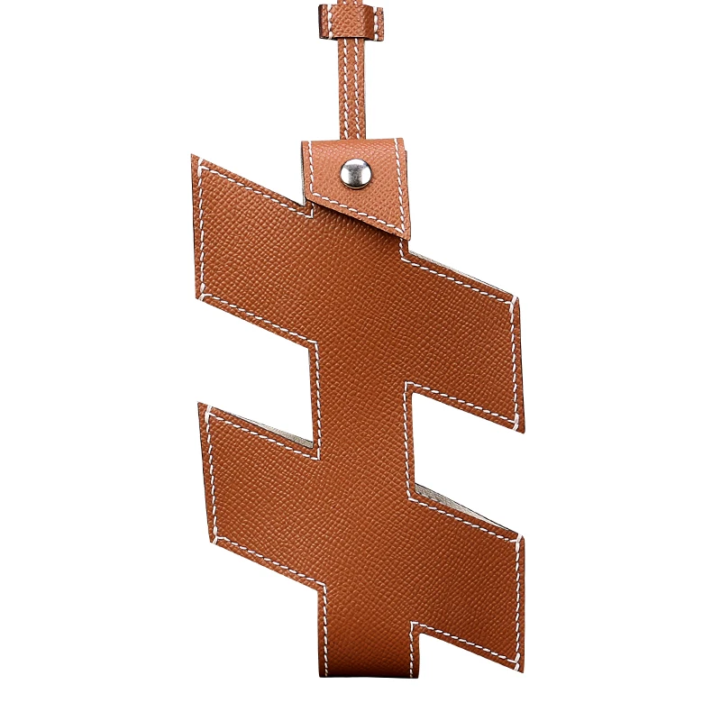 H home new mobile phone bag hand-stitched wax thread wild halterneck vertical palm print cowhide one-shoulder cross-back small b