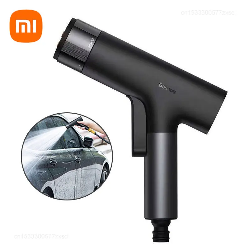 Xiaomi Baseus GF4 Car Washer Gun Horticulture Watering Spray Nozzle Water Gun for Auto Garden Wash Cleaning Tools Car Washing