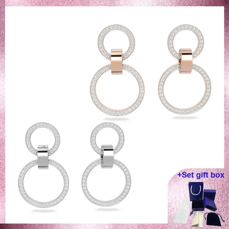 

Модные амулетные серьги-кольца Fahmi высокого качества, белые, изысканные подарочные серьги с жемчугом, бесплатная доставка