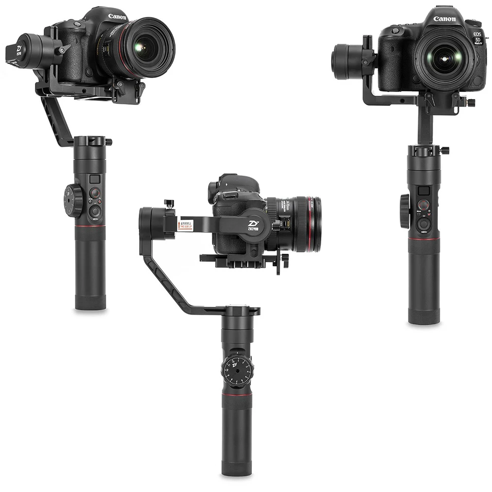 

Zhiyun Crane 2 Follow Focus 3-Axis Handheld Gimbal Camera Stabilizer for All Models of DSLR Mirrorless Camera Canon 5D2 5D3 5D4